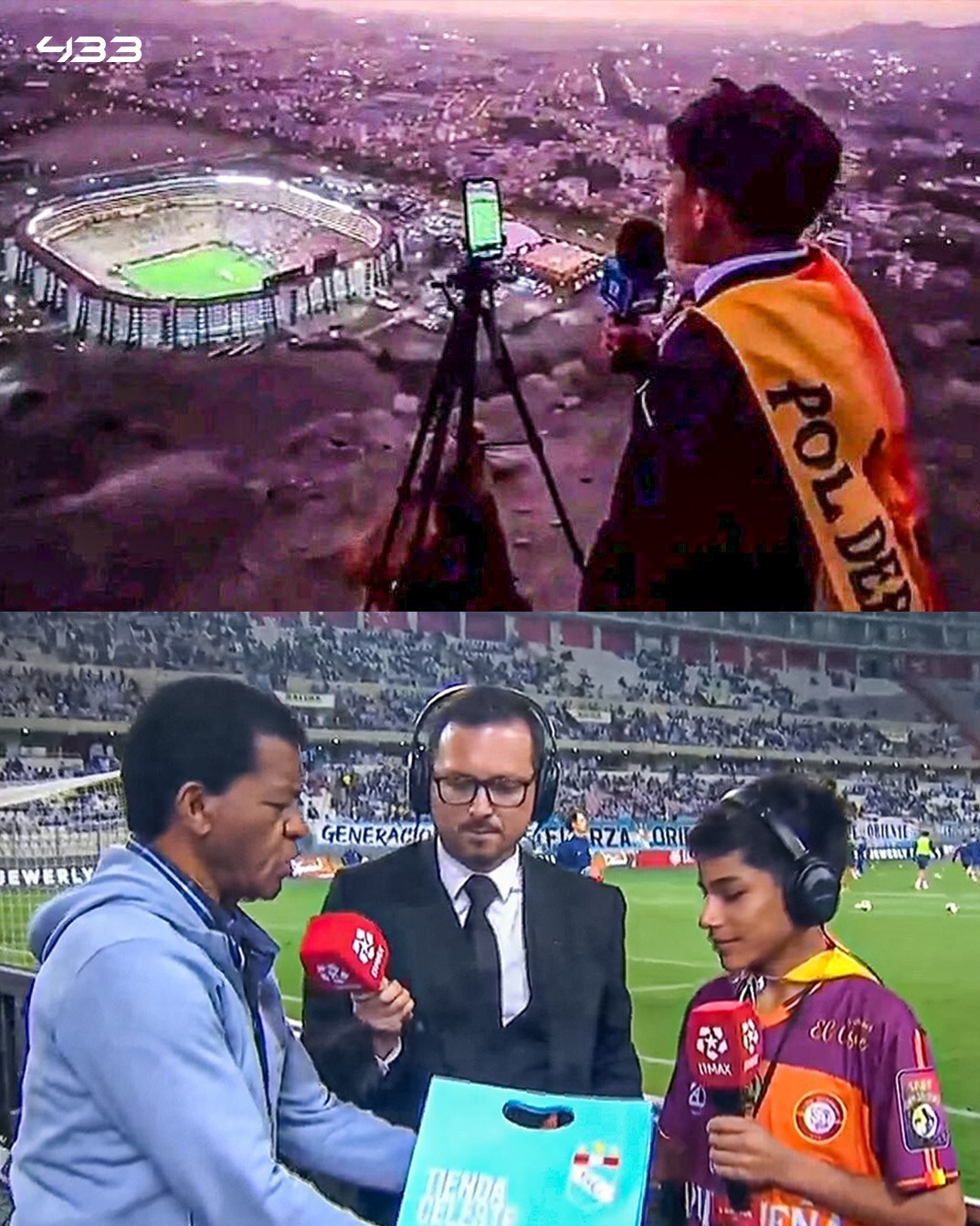 دعوت از گزارشگر 15 ساله پرویی برای تماشای بازی «رئال مادرید -‌ من‌سیتی»