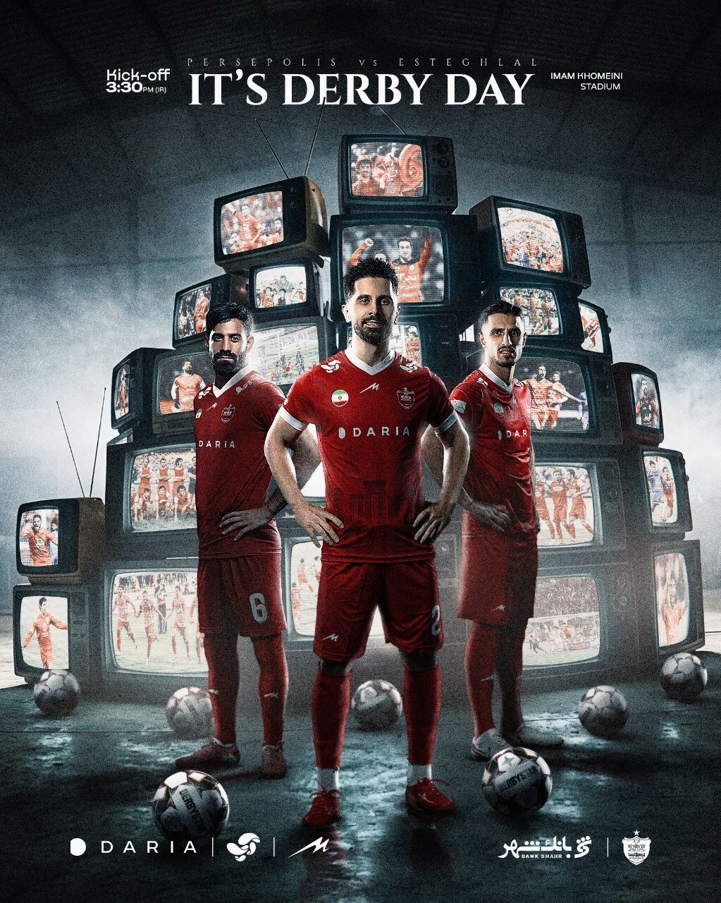 عکس| کری سنگین پرسپولیس برای استقلال با سه دربی‌باز