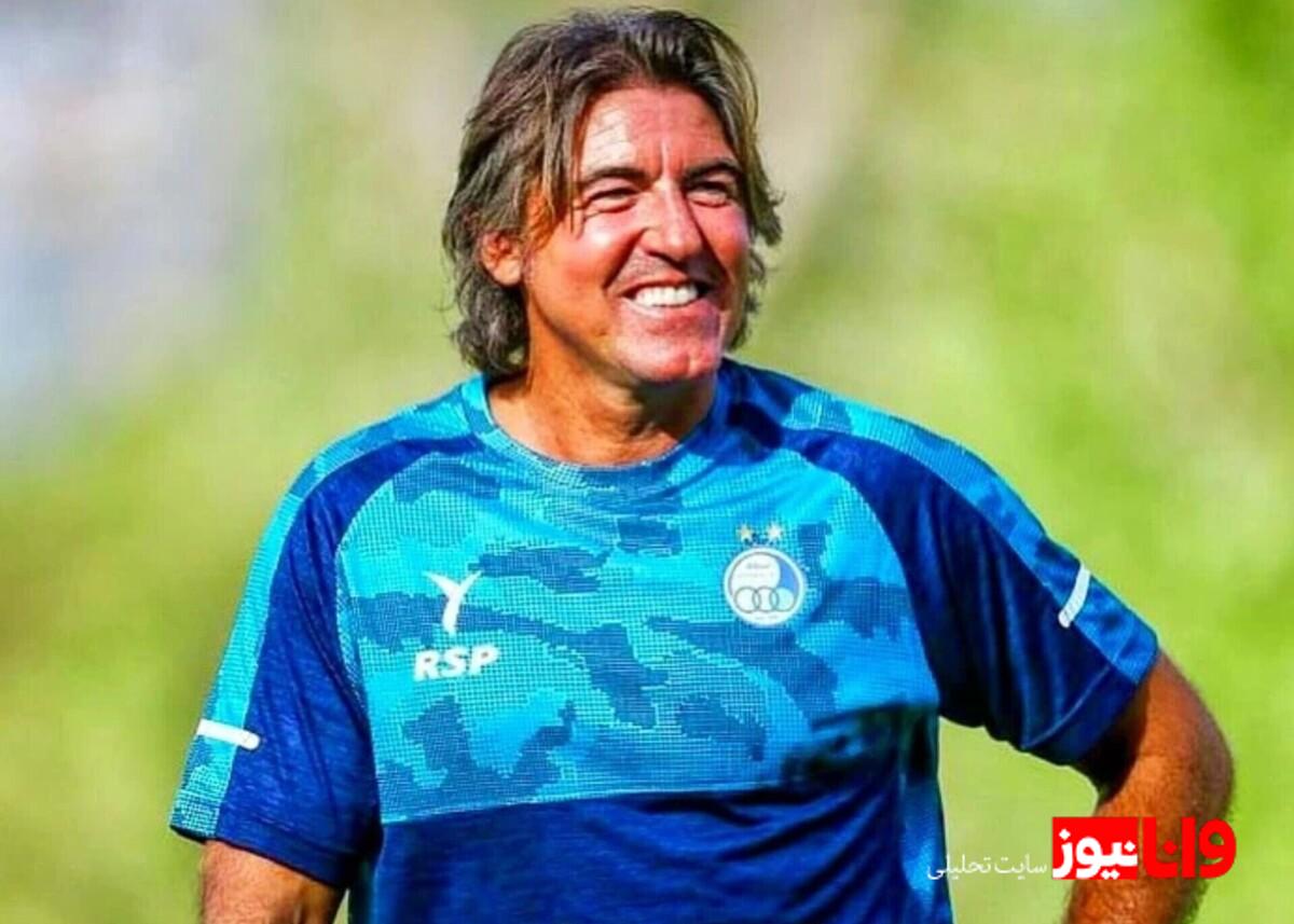 تصویر تازه ریکاردو ساپینتو؛ سرمربی شاد استقلال در آستانه دربی ۱۰۶+عکس