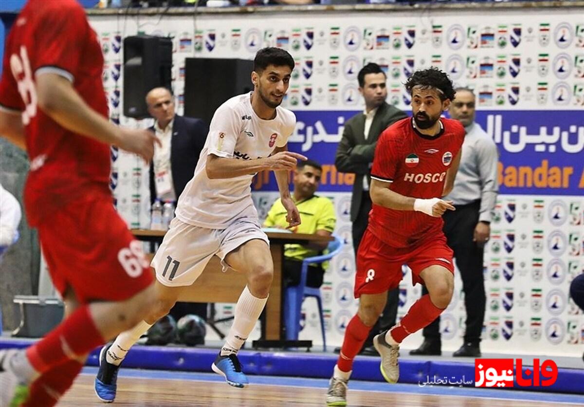 لیگ برتر فوتسال| توقف گهر زمین در روز برتری بالانشینان