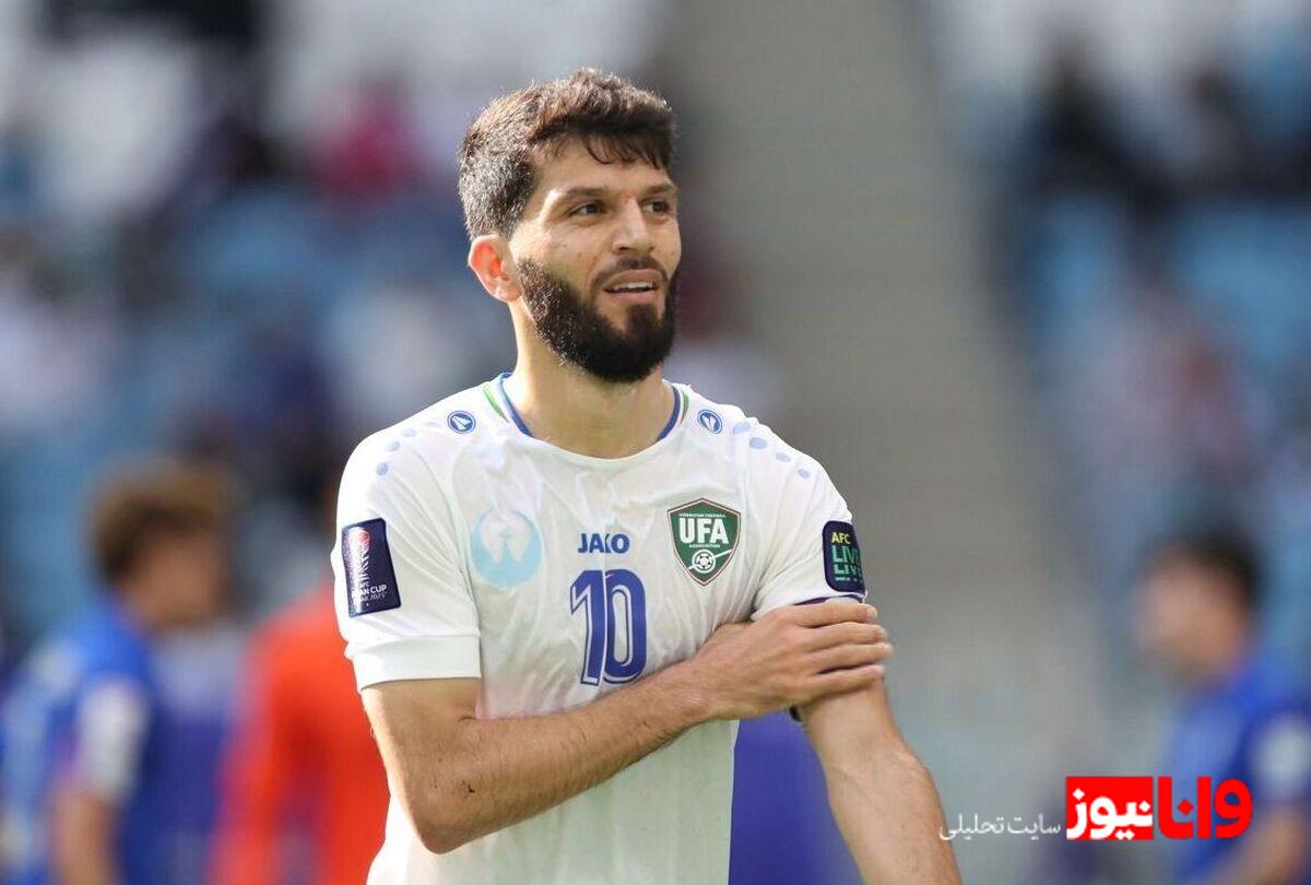 جلال‌الدین ماشاریپوف و واکنش به هم‌گروهی با کریستیانو رونالدو در جام جهانی ۲۰۲۶ +عکس