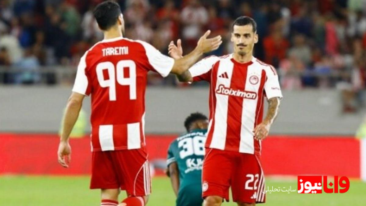 تیم فوتبال المپیاکوس با برتری ۳ بر صفر برابر سرته، صدرنشینی خود را مستحکم کرد