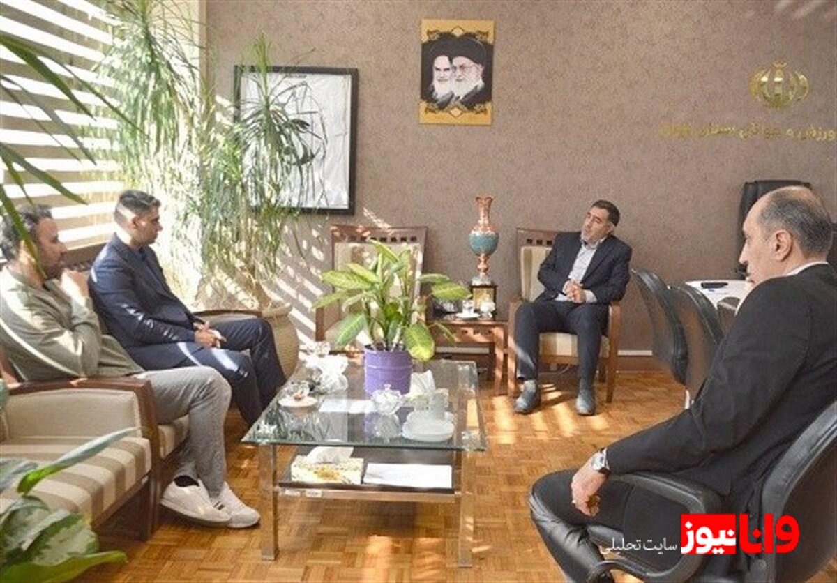 بررسی دیدار پیمان حدادی و علی جوادی در خصوص مجموعه ورزشی شهید کاظمی