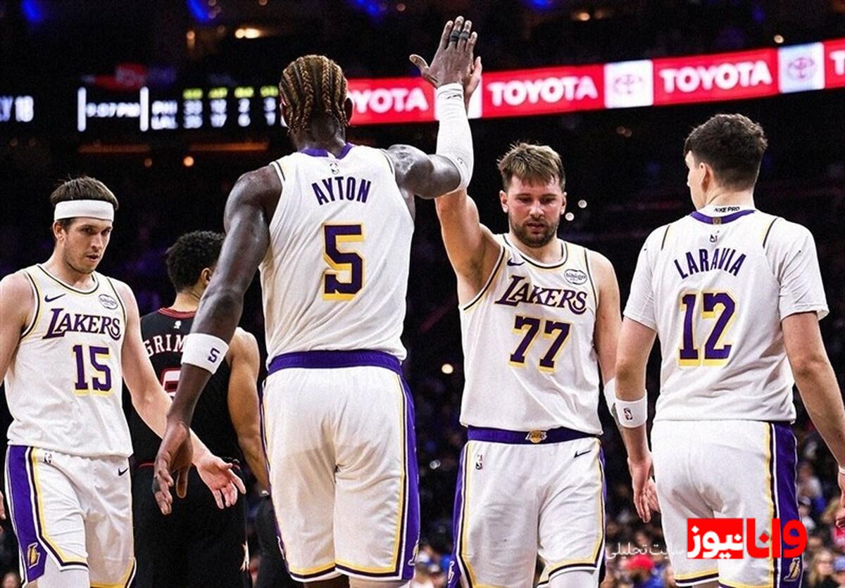 لیگ NBA| پیروزی لیکرز با درخشش جیمز و دانچیچ  یوتا مغلوب قهرمان شد