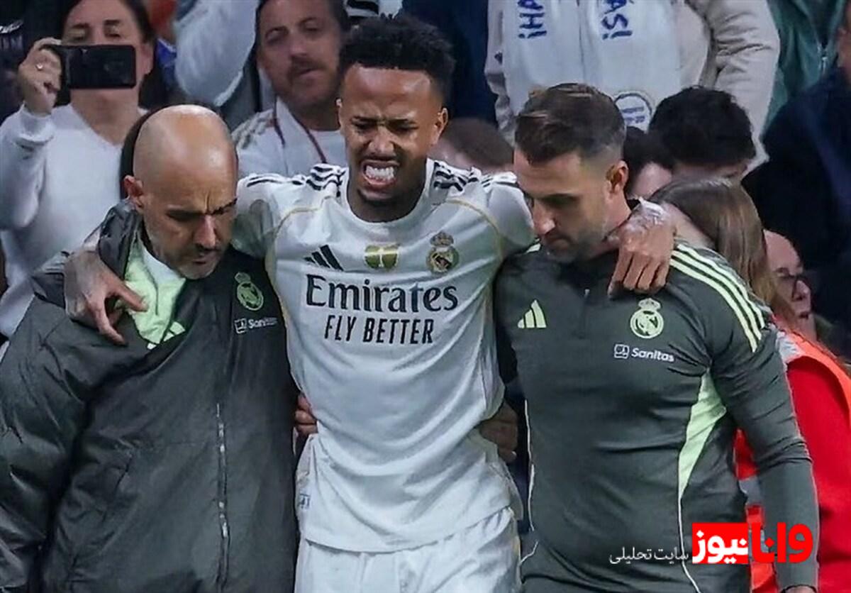 مصدومیت ادر میلیتائو؛ چالش‌های جدید رئال مادرید در خط دفاع