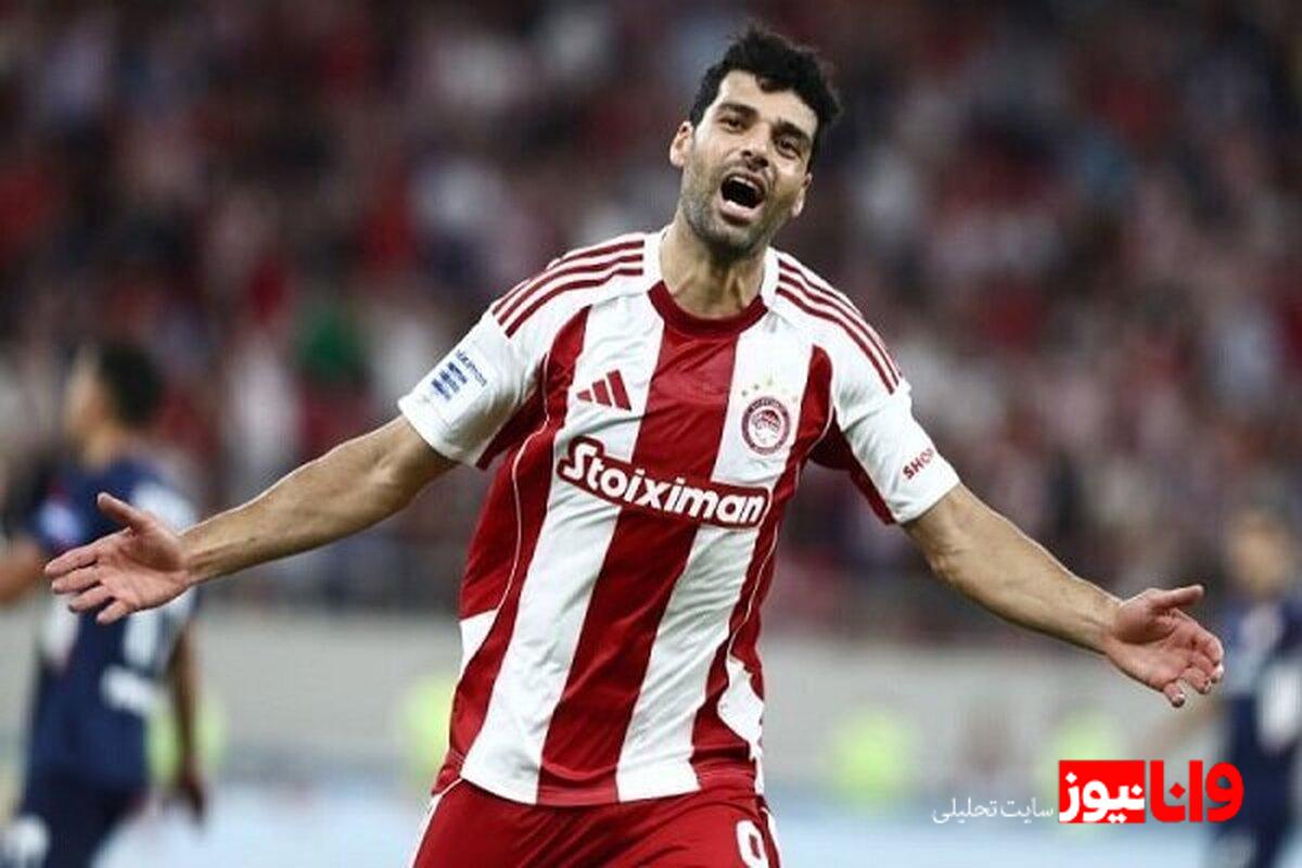 ماشین لوکس مهاجم ایرانی المپیاکوس و واکنش رسانه‌های یونانی+ عکس