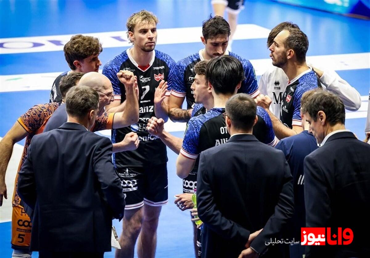 والیبال ایتالیا| چهارمین پیروزی متوالی شاگردان پیاتزا