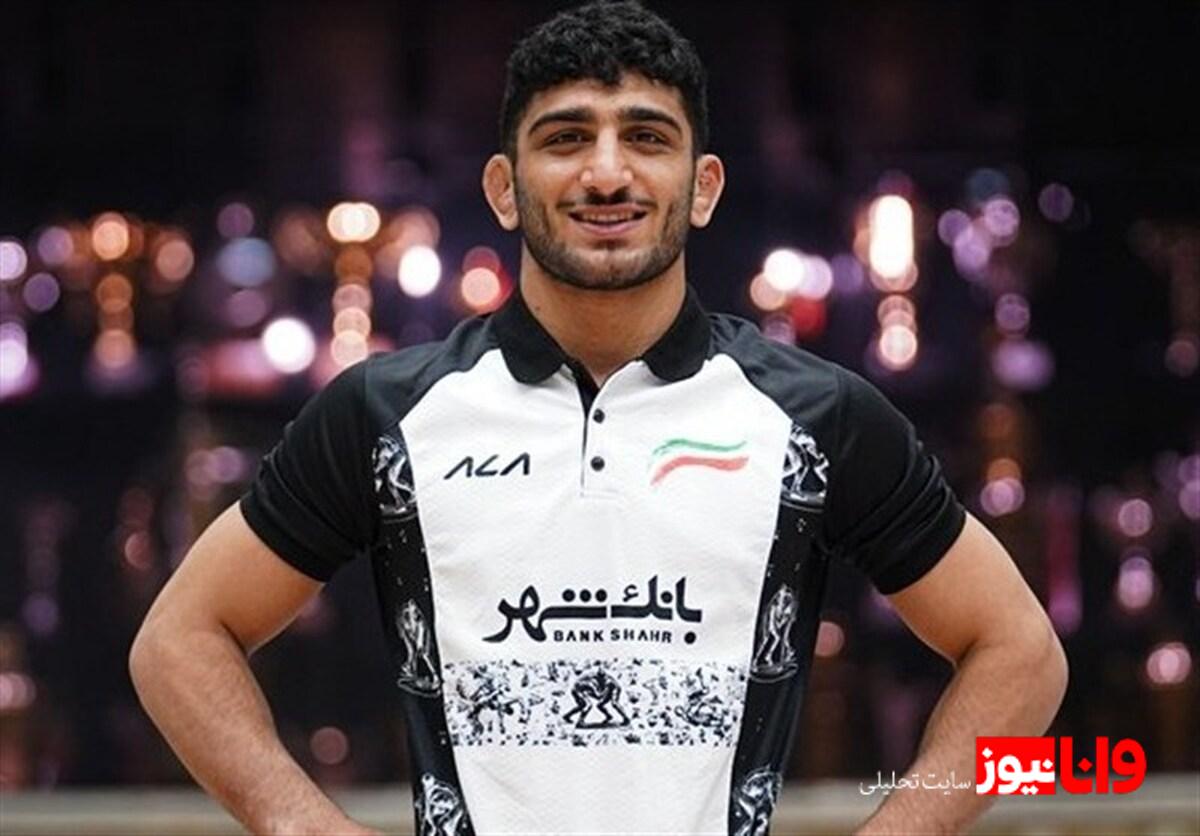 پاداش مدال طلا به دانیال سهرابی اهداء شد