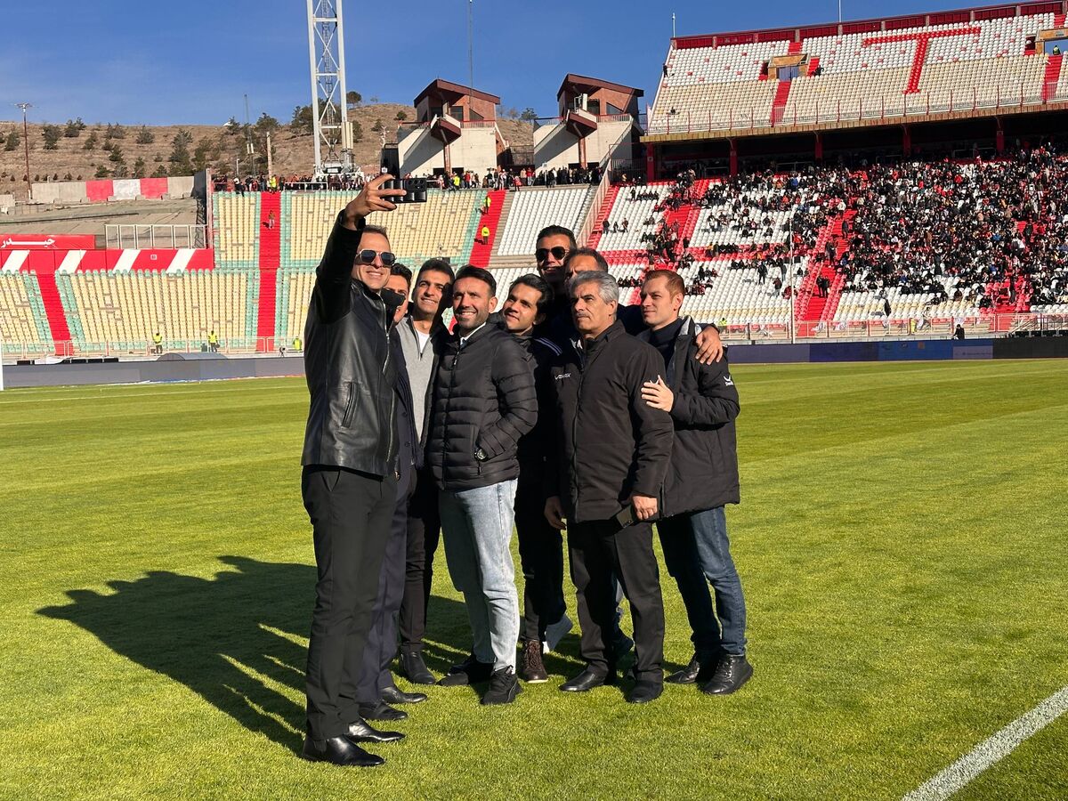 سلفی داوران تراکتور پرسپولیس