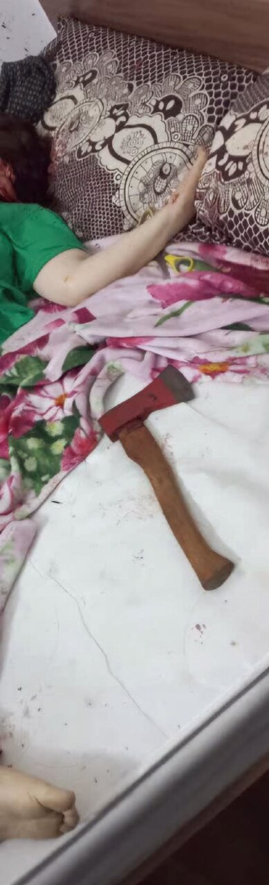 همسرکشی هولناک مرد مشهدی با تبر | قاتل شکم زنش هم را پاره کرده بود + عکس