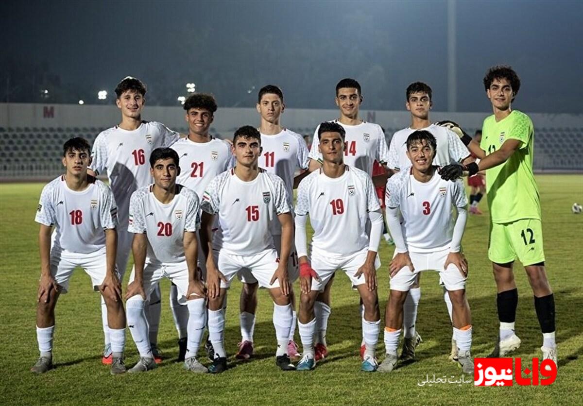 مرحله مقدماتی زیر 17 سال آسیا| برتری پرگل تیم نوجوانان مقابل چین تایپه