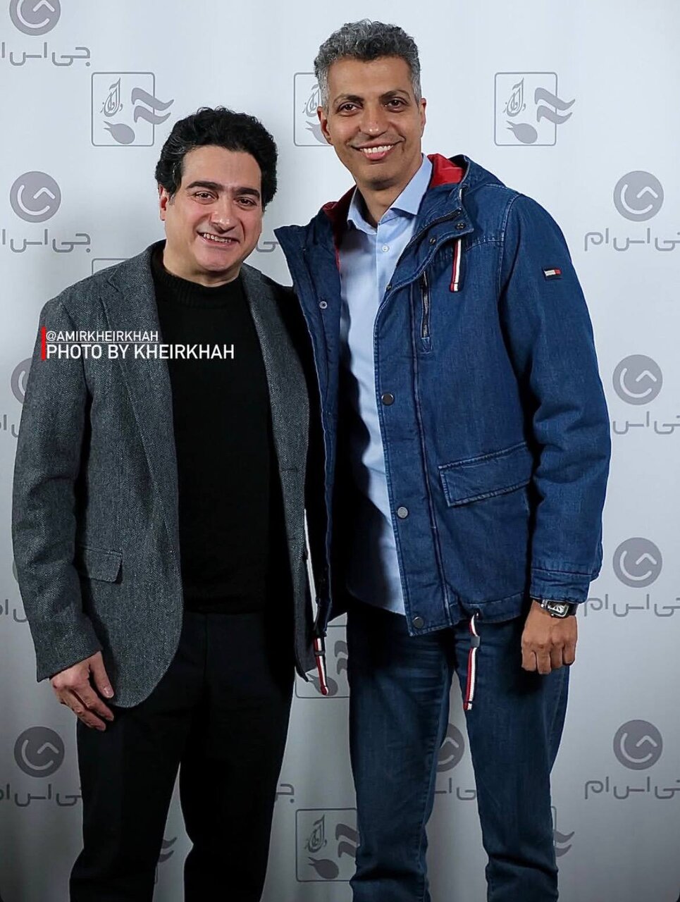 عکس| دیدار صمیمی عادل فردوسی&zwnj;پور و همایون شجریان