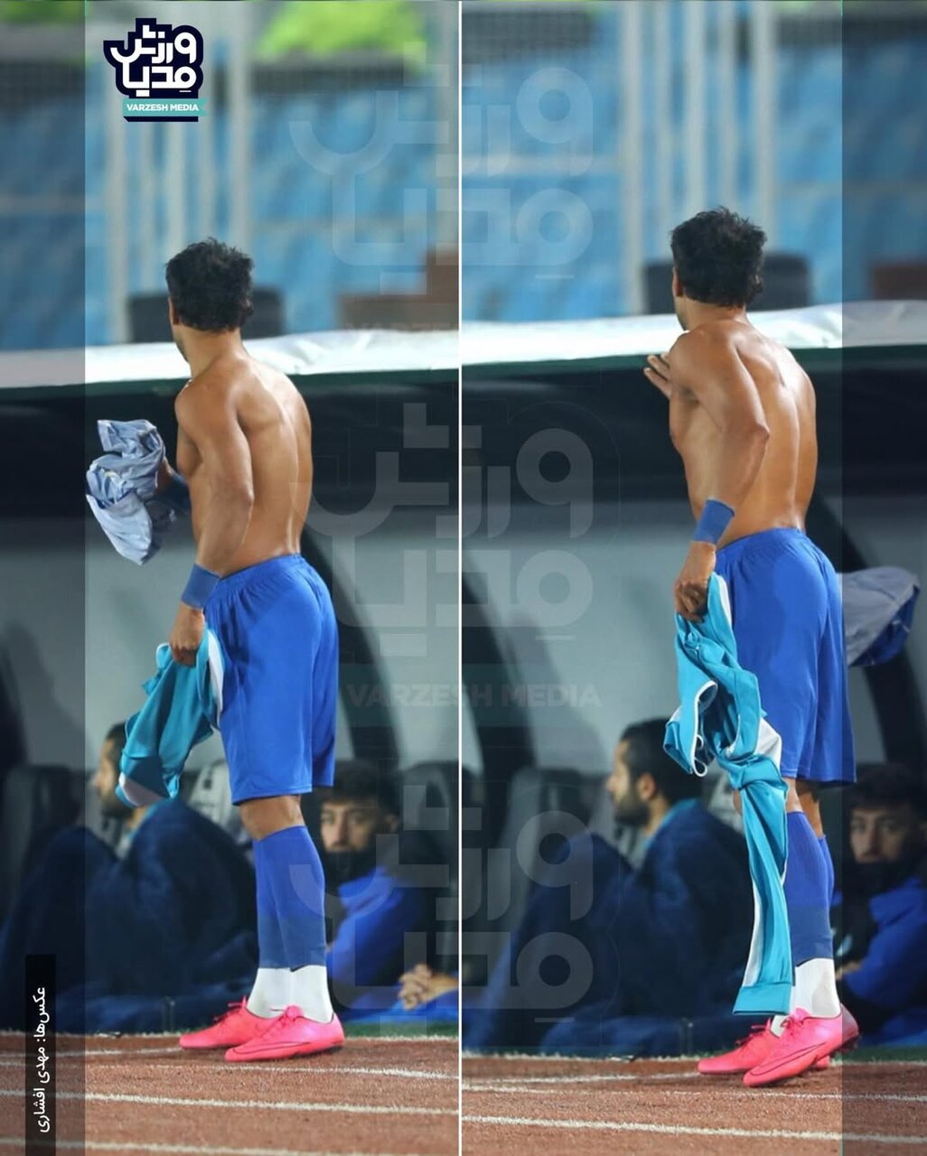 عصبانیت رضاییان از تصمیم ساپینتو/ رامین پیراهن استقلال را پرت کرد! +تصاویر