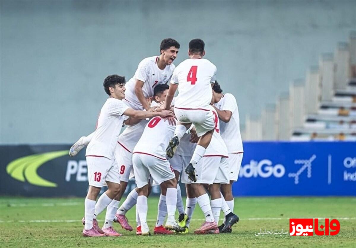 مرحله انتخابی قهرمانی زیر 17 سال آسیا| تداوم صدرنشینی ایران با شکست فلسطین