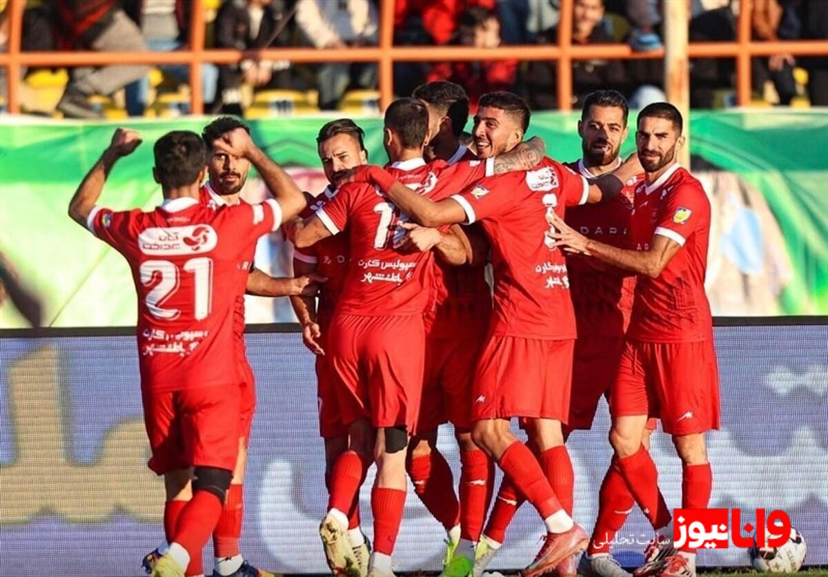 پیروزی پرسپولیس خارج از خانه و صدرنشینی در لیگ برتر