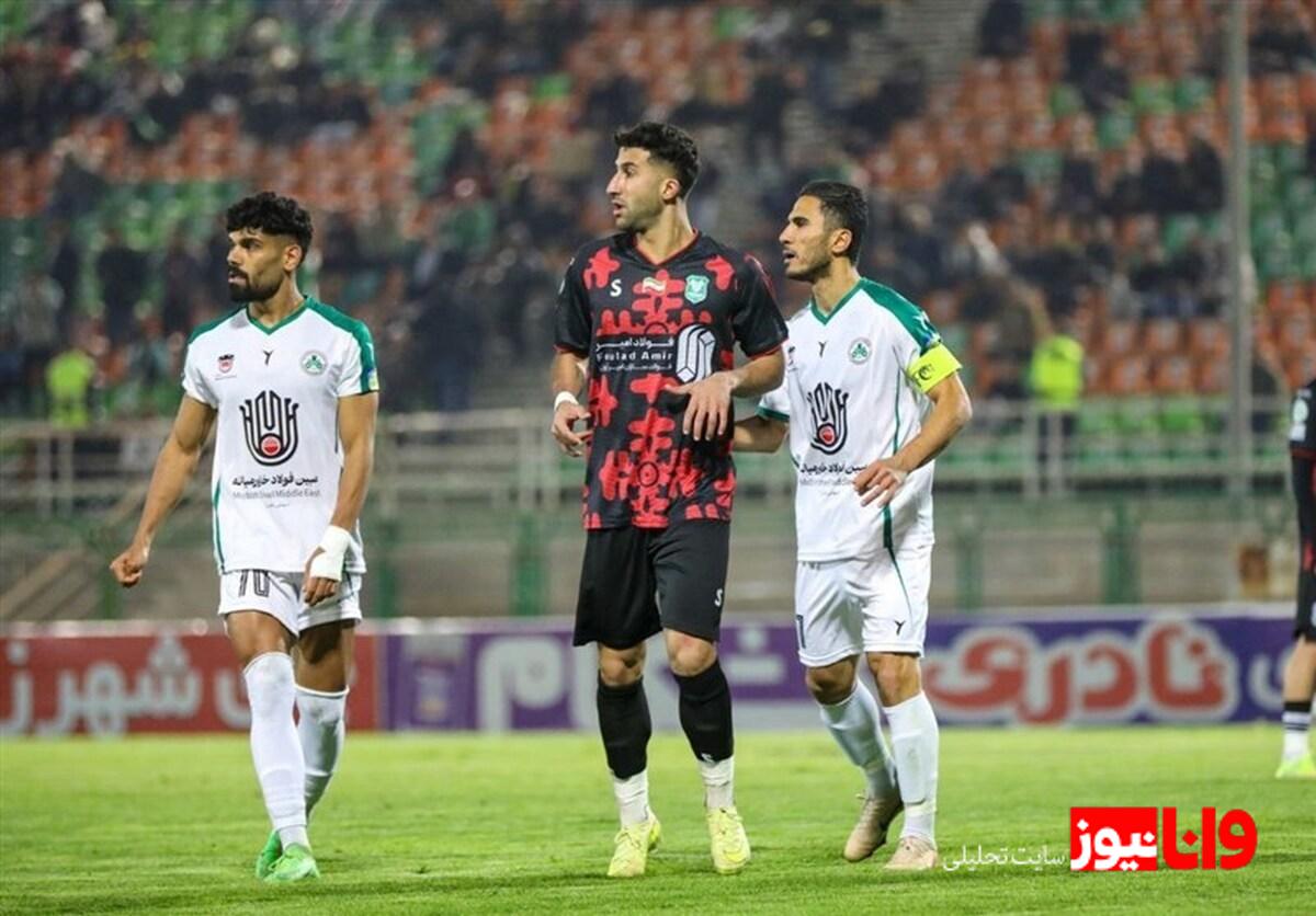 ذوب‌آهن اصفهان و خیبر: تساوی در یک مسابقه حساس لیگ برتر