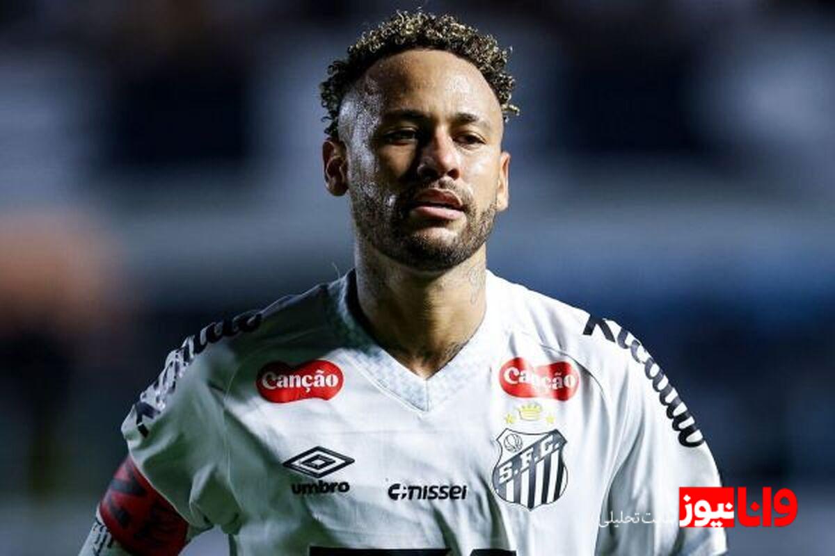 نیمار و مصدومیت: تعهد به حرفه و حمایت از تیم سانتوس