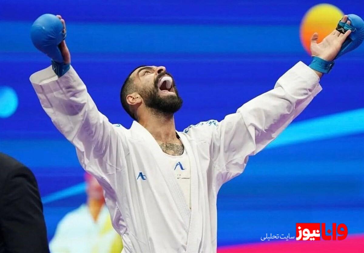 کاراته قهرمانی جهان| صعود مقتدرانه اباذری به دیدار نهایی  2 طلا و یک برنز در انتظار ایران