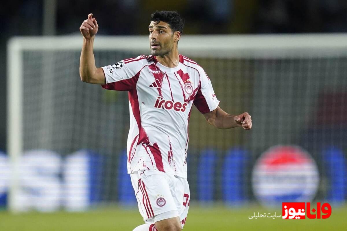 خط خوردن مهدی طارمی از لیست المپیاکوس