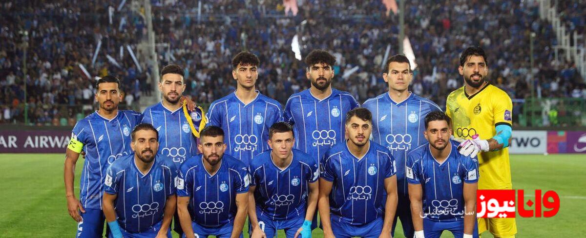 ترکیب استقلال برای دیدار مقابل فولاد