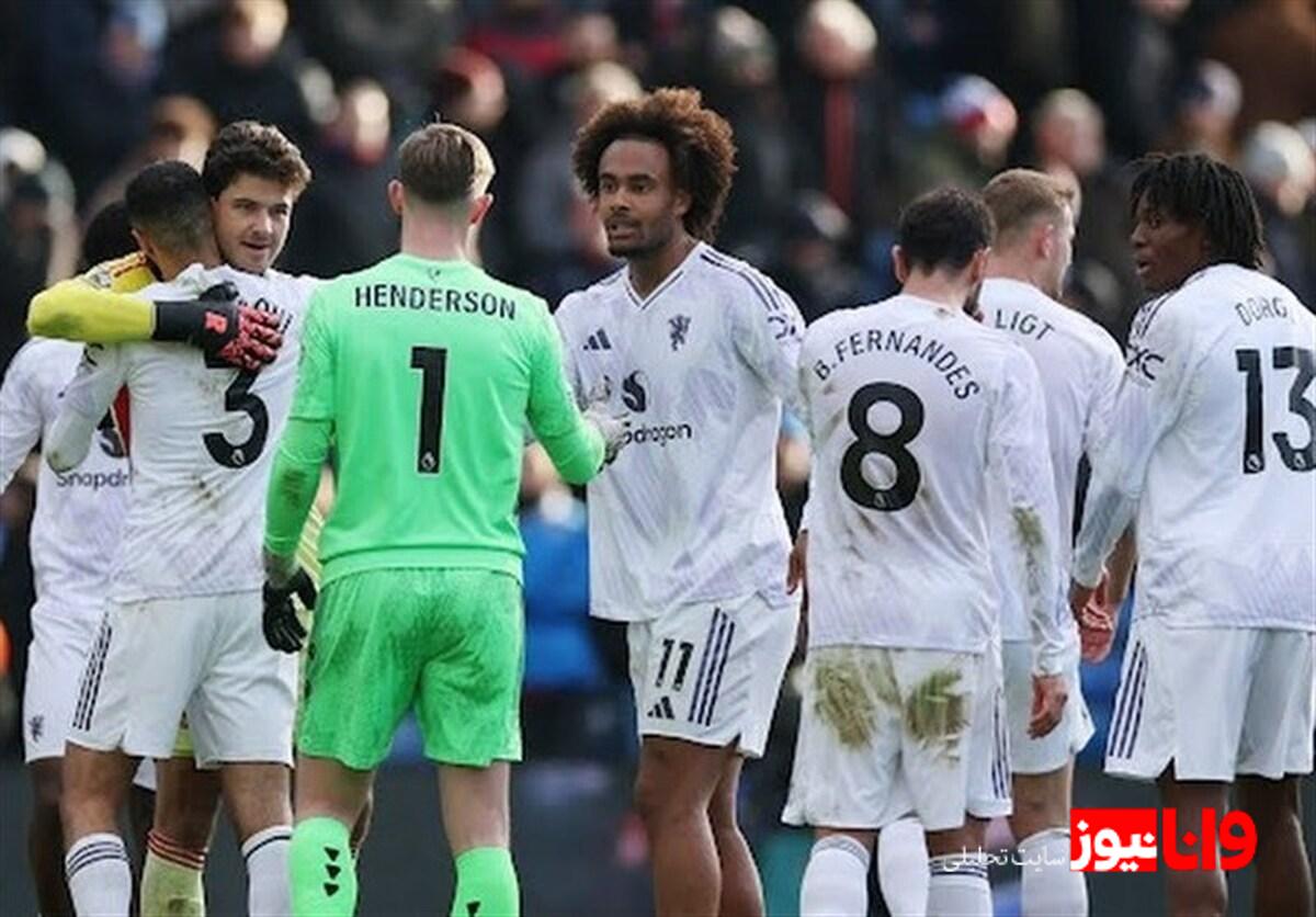 منچستریونایتد کامبک زد و به رده ششم صعود کرد