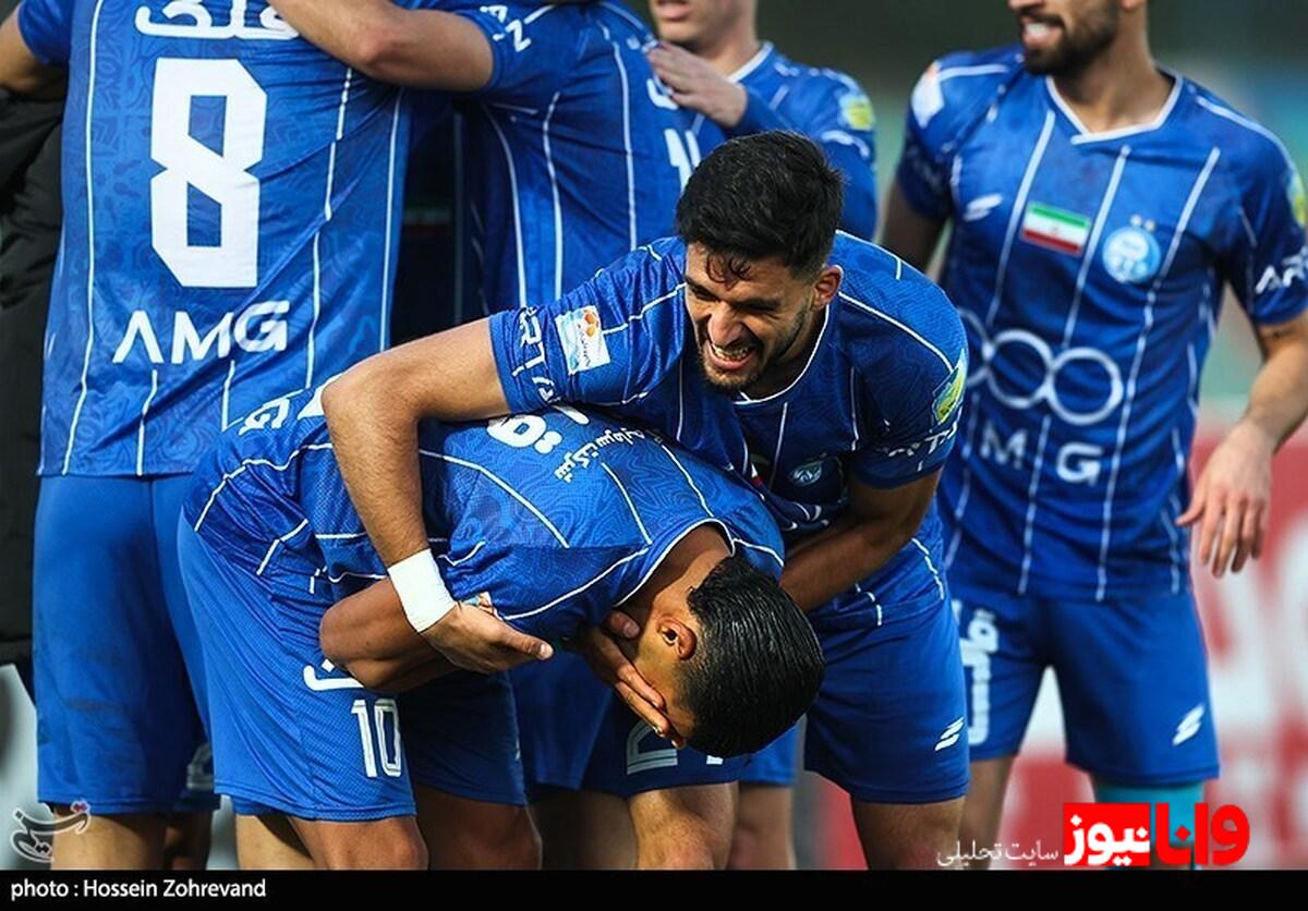 پیروزی استقلال برابر فولاد خوزستان در لیگ برتر