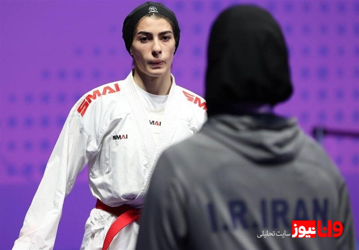 کاراته قهرمانی جهان| نخستین طلای تاریخ بانوان بر گردن گلشادنژاد