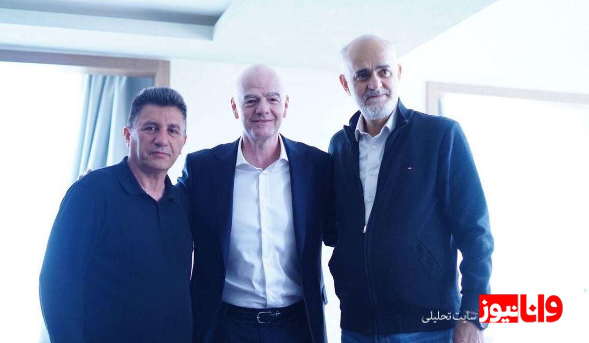 فدراسیون فوتبال حرف‌های اینفانتینو را فاش کرد؛ دنبال سیاست نیستیم/ خارج از ایران کاری داشتید در خدمتم!