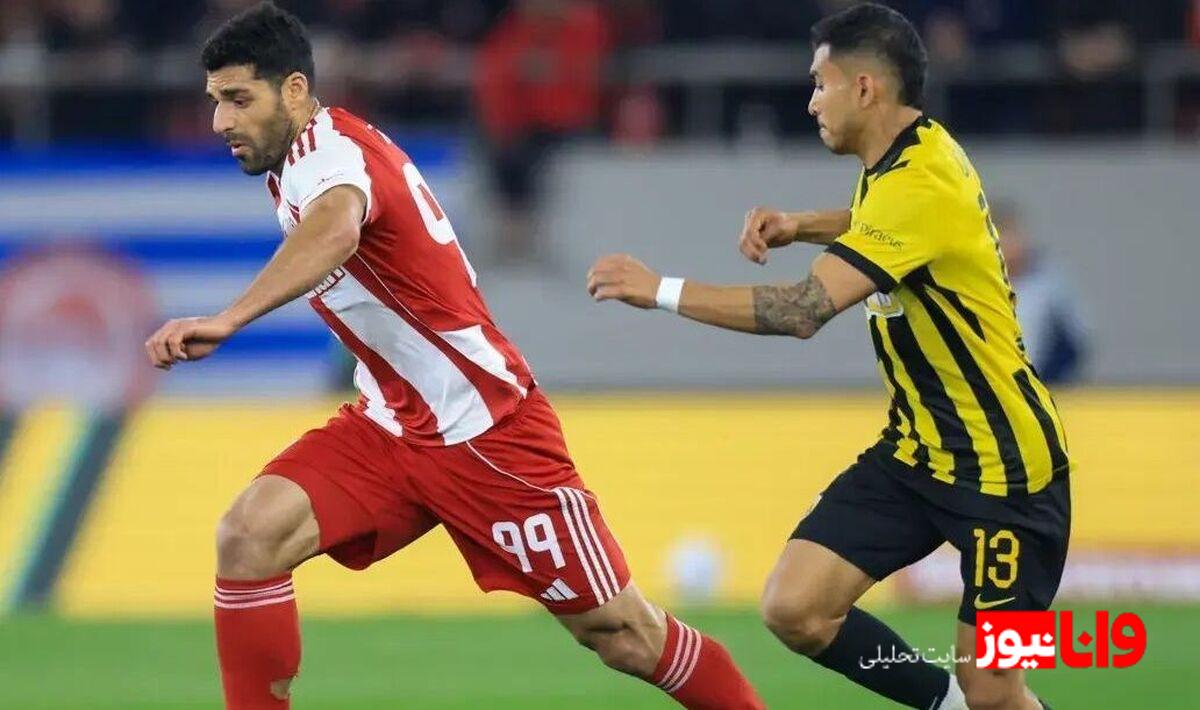 طارمی در درگیری دربی یونان؛ گل مشکوک المپیاکوس و تنش در پایان بازی