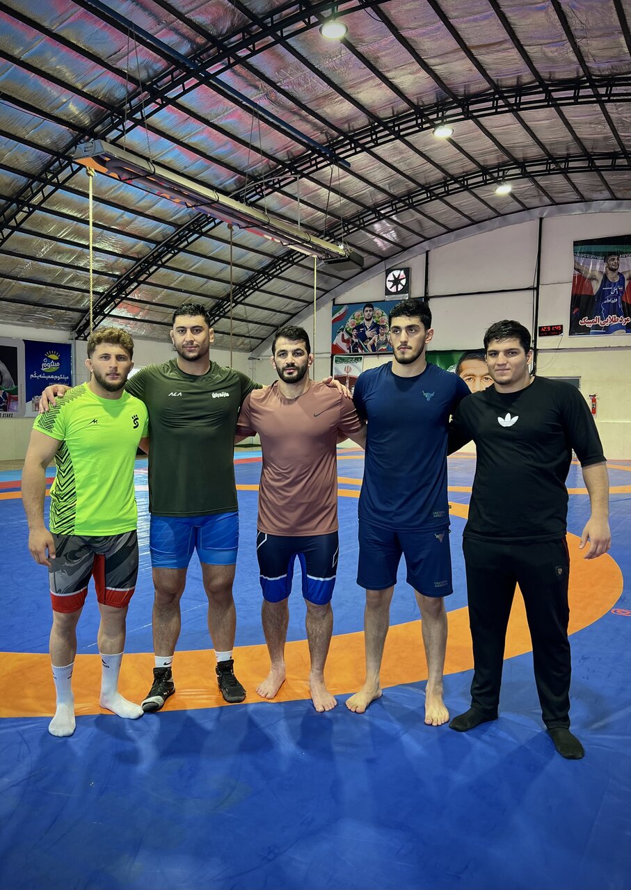 عکس | آمادگی حسن یزدانی برای نبرد سرنوشت&zwnj;ساز؛ رکورددار در تمرین مسابقه&zwnj;ای همه حریفانش را برد