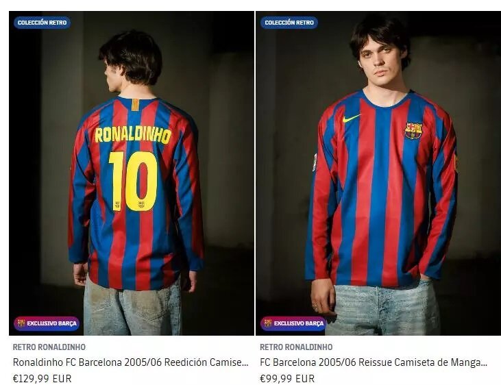 عکس | یامال و ستاره&zwnj;های بارسلونا با لباس رونالدینیو در نیوکمپ