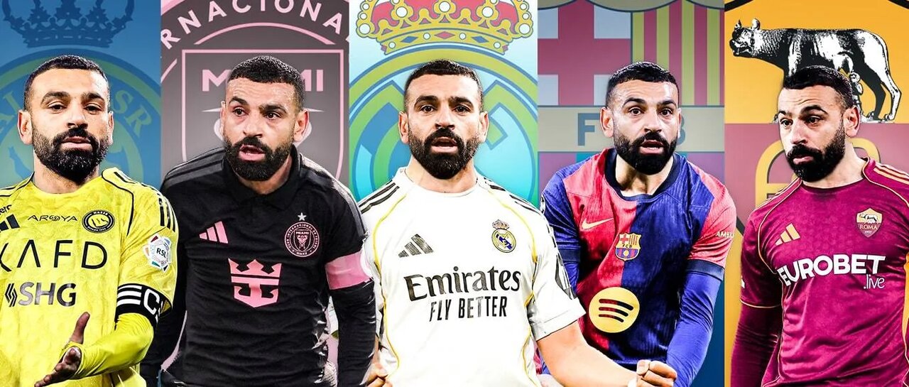 عکس | ۷ مقصد احتمالی صلاح پس از ترک لیورپول؛ رئال و بارسا، گزینه&zwnj;های جذاب فرعون!