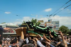 گزارش تصویری/ مراسم تشییع حجت‌الاسلام سید مهدی طباطبایی