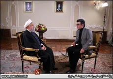 گزارش تصویری/ مصاحبه رئيس جمهور با رضا رشیدپور