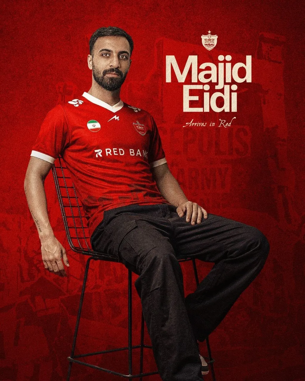 عکس | دومین خرید تابستانی پرسپولیس هم از گلگهر آمد