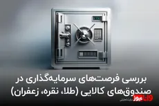 بررسی فرصت‌ های سرمایه‌ گذاری در صندوق‌ های کالایی (طلا، نقره، زعفران)