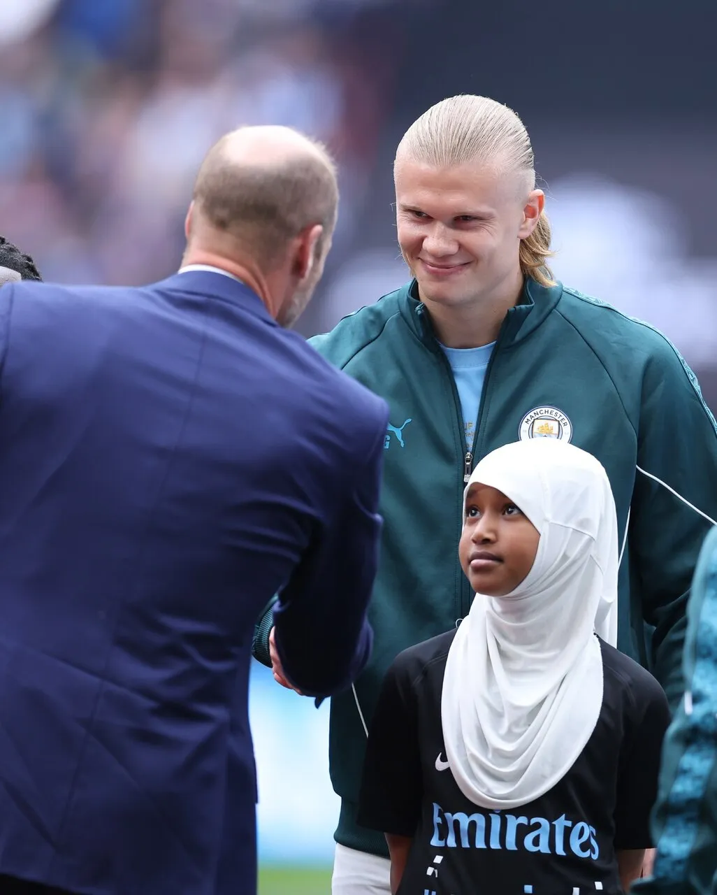 عکس | ملاقات ویژه شاهزاده انگلیسی با هالند و گواردیولا
