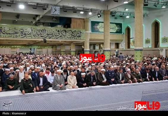 عکسی از حسن روحانی در بیت رهبری /لاریجانی با ماسک آمد /ناطق نوری و ابوترابی فرد هم نشین شدند
