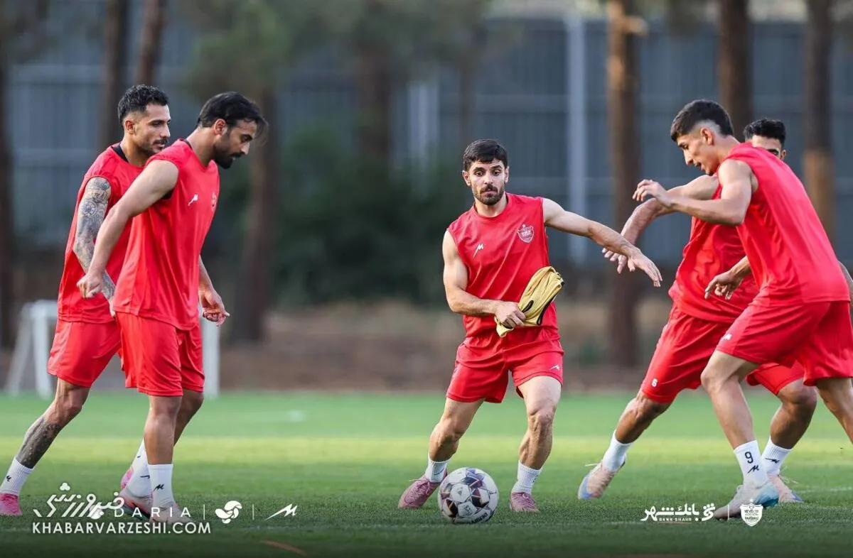 کریم باقری با ستارههای تیم ملی به پرسپولیس برگشت +تصاویر
