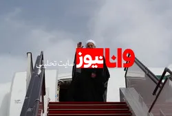 روحانی باکو را به مقصد تهران ترک کرد