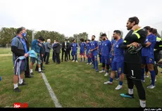 گزارش تصویری معارفه محمود فکری در تمرین استقلال
