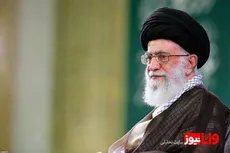پوستر معنادار سایت رهبر انقلاب با هشتگ رژیم کودک کش