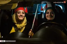 گزارش تصویری/ جشن مردم تهران بعد از عملکرد درخشان تیم ملی