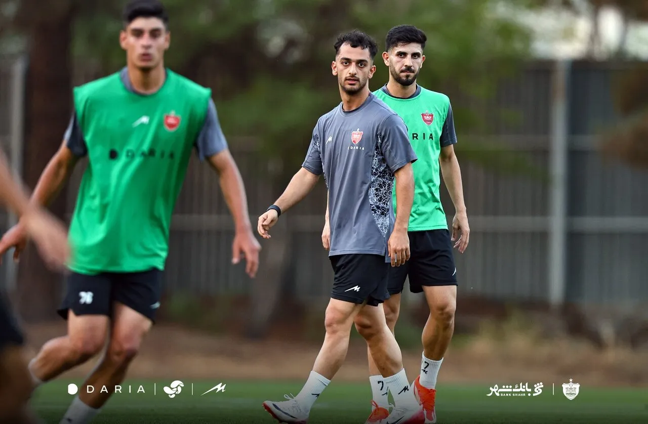 تصاویر اولین تمرین پرسپولیس با مهدی تارتار