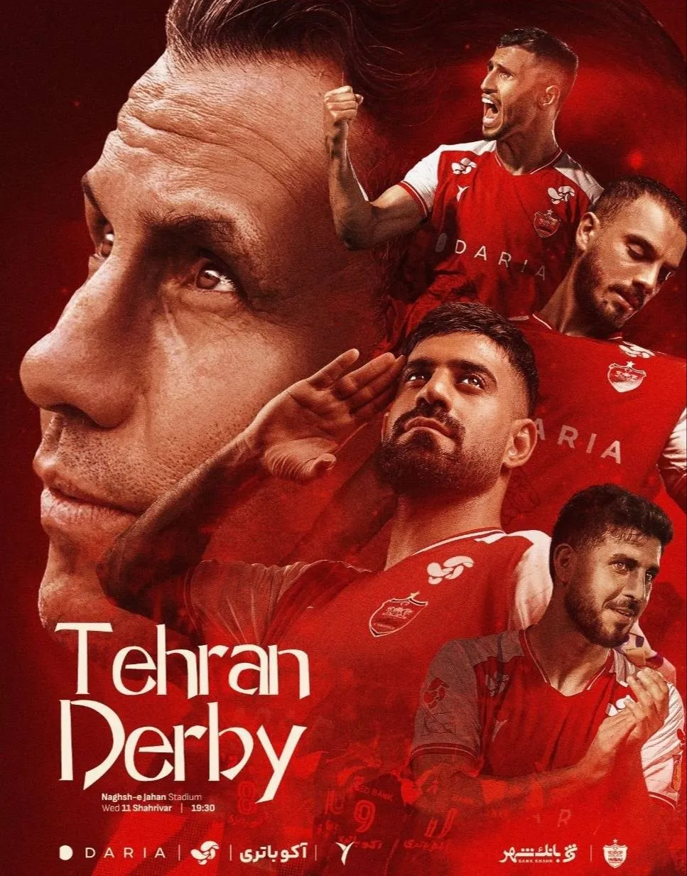 رونمایی پوستر پرسپولیس برای دربی نقشجهان +عکس رونمایی پوستر پرسپولیس برای دربی نقشجهان +عکس