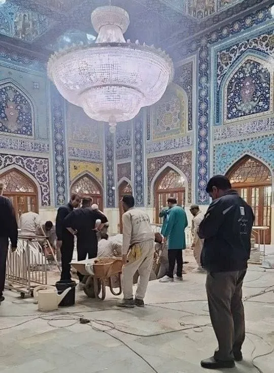 تصویری جدید از محل دفن رهبر شهید+ عکس تصویری جدید از محل دفن رهبر شهید+ عکس