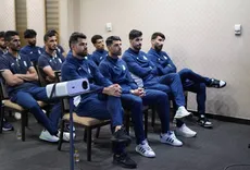 جلسه توجیهی قلعه‌نویی برای بازیکنان قبل از جام‌جهانی