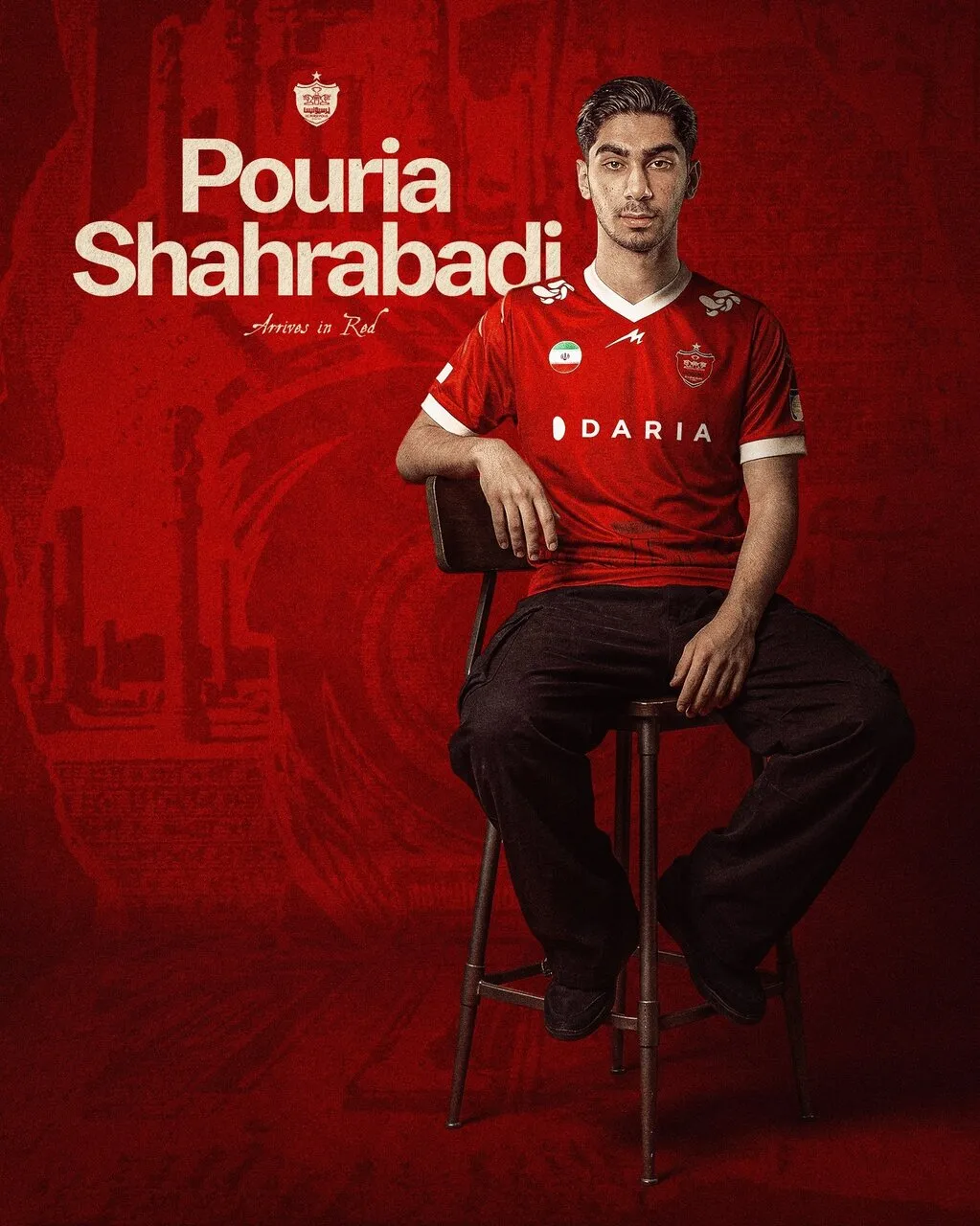 عکس | مهاجم سابق استقلال به پرسپولیس پیوست