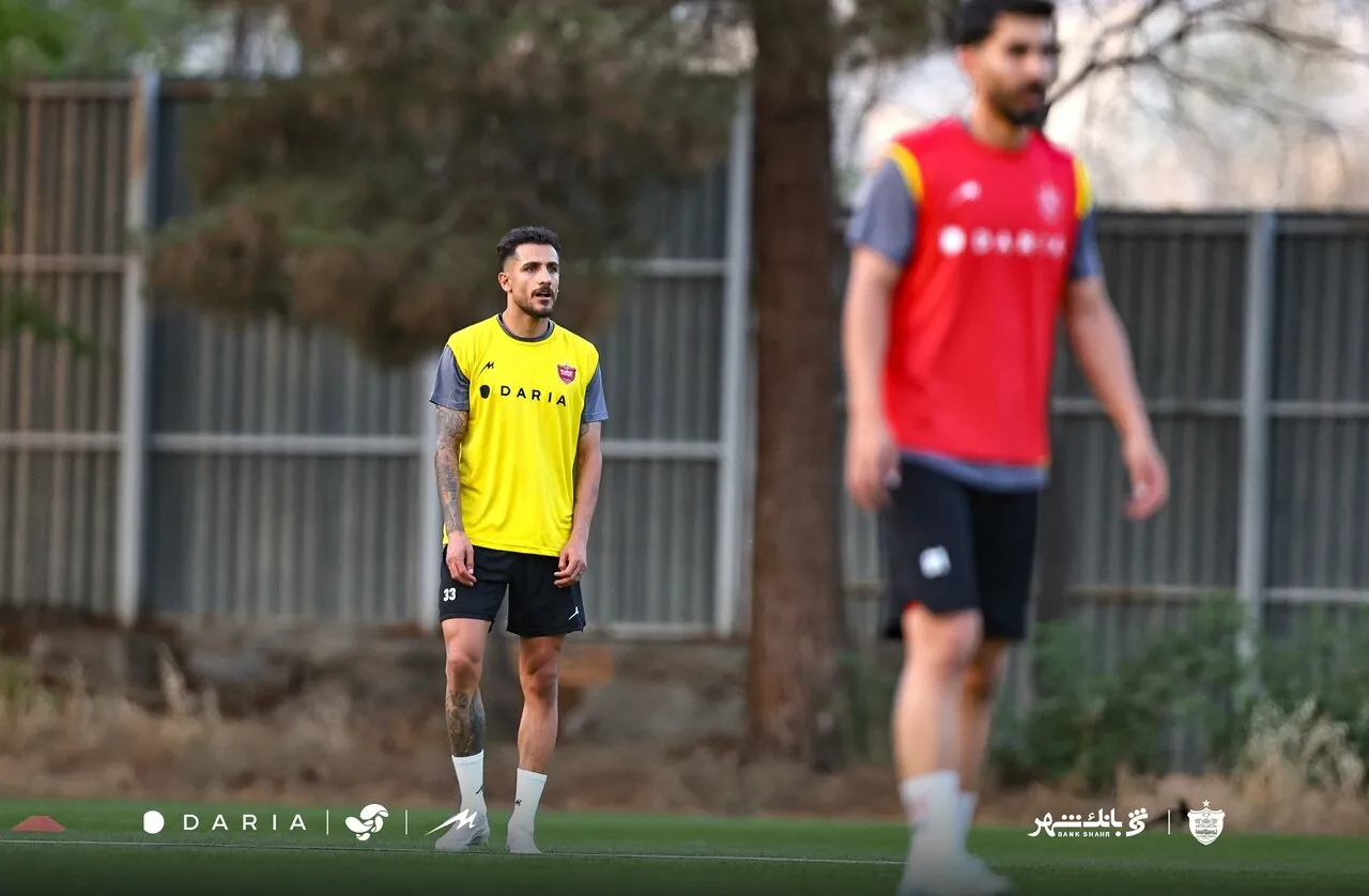 تصاویر اولین تمرین پرسپولیس با مهدی تارتار