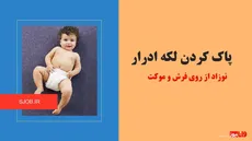 راهکار های تمیز کردن ادرار نوزاد از روی فرش و موکت | بدون ماندن لکه